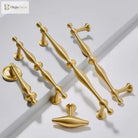 Modern Brass Cabinet Knobs & Pulls – product view 4