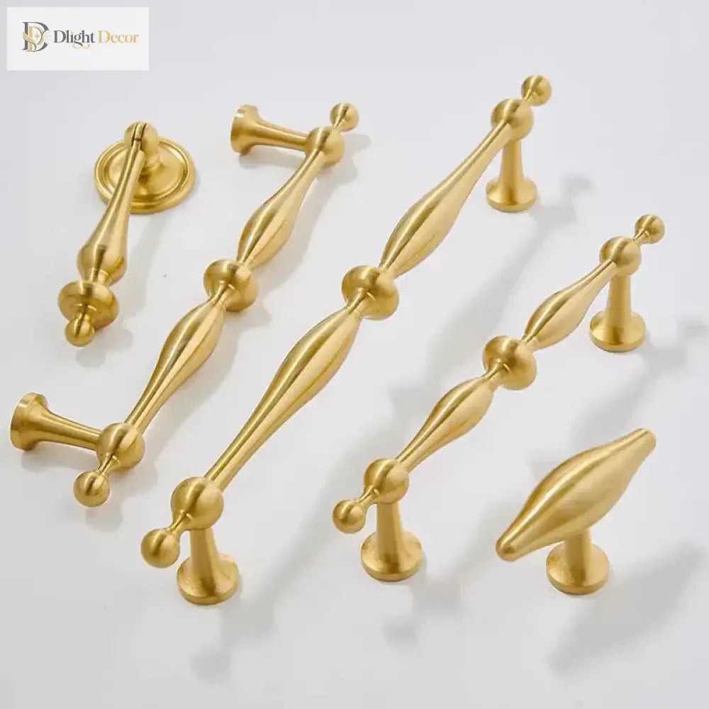 Modern Brass Cabinet Knobs & Pulls – product view 2