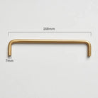 Modern Brass Furniture Bar Handles – Stylish Cabinet Pulls and Towel Bars (7mm Solid Brass) 2007-A168 Handles