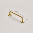 Modern Brass Furniture Bar Handles – Stylish Cabinet Pulls and Towel Bars (7mm Solid Brass) 2007-B120 Handles