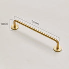 Modern Brass Furniture Bar Handles – Stylish Cabinet Pulls and Towel Bars (7mm Solid Brass) 2007-B153 Handles