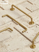 Modern Brass Furniture Bar Handles – Stylish Cabinet Pulls and Towel Bars (7mm Solid Brass) Handles