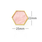 Modern Brass Shell Knobs – Colorful Cabinet Pulls for Wardrobes Dressers and Cupboards pink 25mm knob