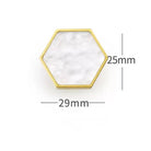 Modern Brass Shell Knobs – Colorful Cabinet Pulls for Wardrobes Dressers and Cupboards white B 29mm knob