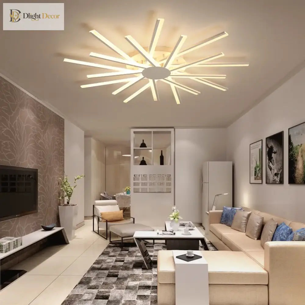 Modern Ceiling Lamps - Elegant Lustre Lights For Living Room Kitchen And Bedroom Decor Ceiling Light