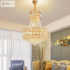Modern Living Room Chandelier - Light Luxury Crystal Elegance For Dining Rooms Hotels Villas And