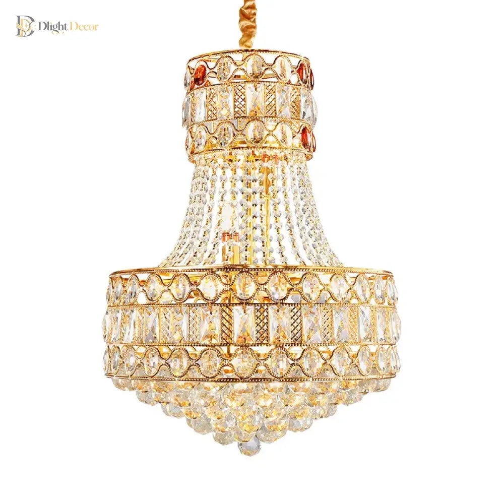 Modern Living Room Chandelier - Light Luxury Crystal Elegance For Dining Rooms Hotels Villas And