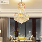 Modern Living Room Chandelier - Light Luxury Crystal Elegance For Dining Rooms Hotels Villas And