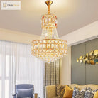 Modern Living Room Chandelier - Light Luxury Crystal Elegance For Dining Rooms Hotels Villas And