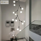 Contemporary Rotating Stair Light Chandelier - Luxury Lighting For Your Living Space Chandelier