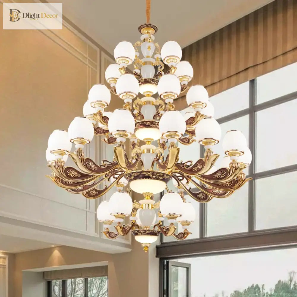 European Style Large Chandelier - Elegance For Living Rooms Hotels Villas And Grand Hallways