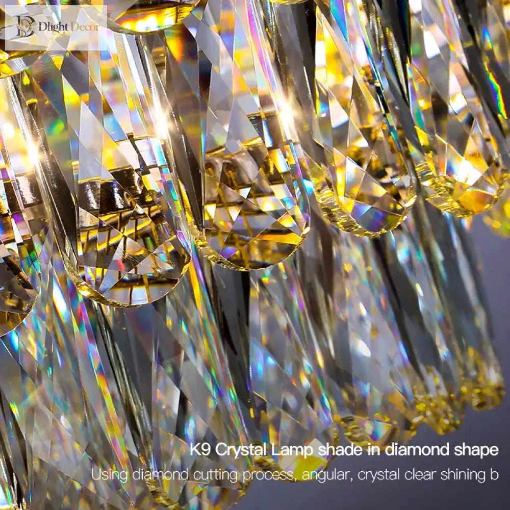 Modern Crystal Chandelier Ceiling - Novelty Trend Lighting For Hall Living Room And Bedroom
