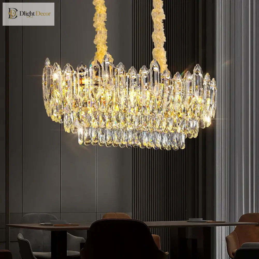Modern Crystal Chandelier Ceiling - Novelty Trend Lighting For Hall Living Room And Bedroom