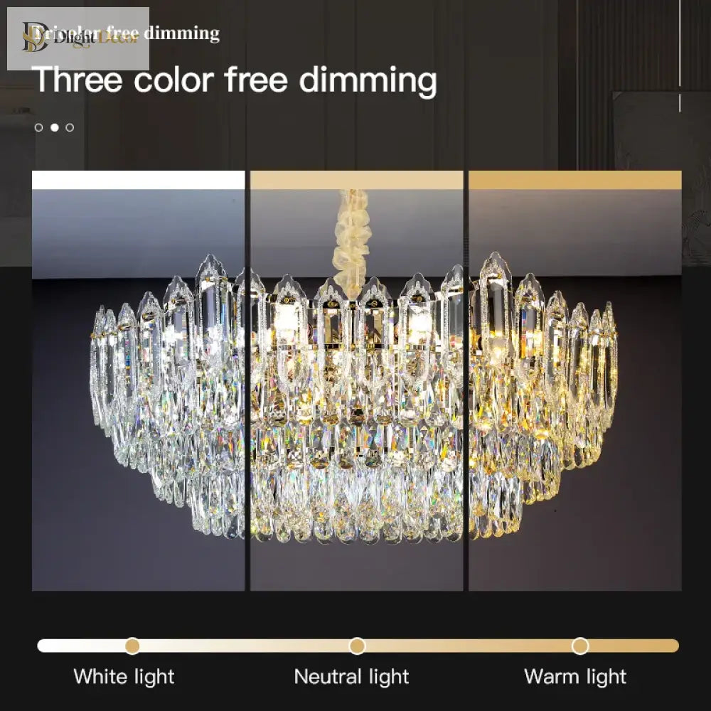 Modern Crystal Chandelier Ceiling - Novelty Trend Lighting For Hall Living Room And Bedroom