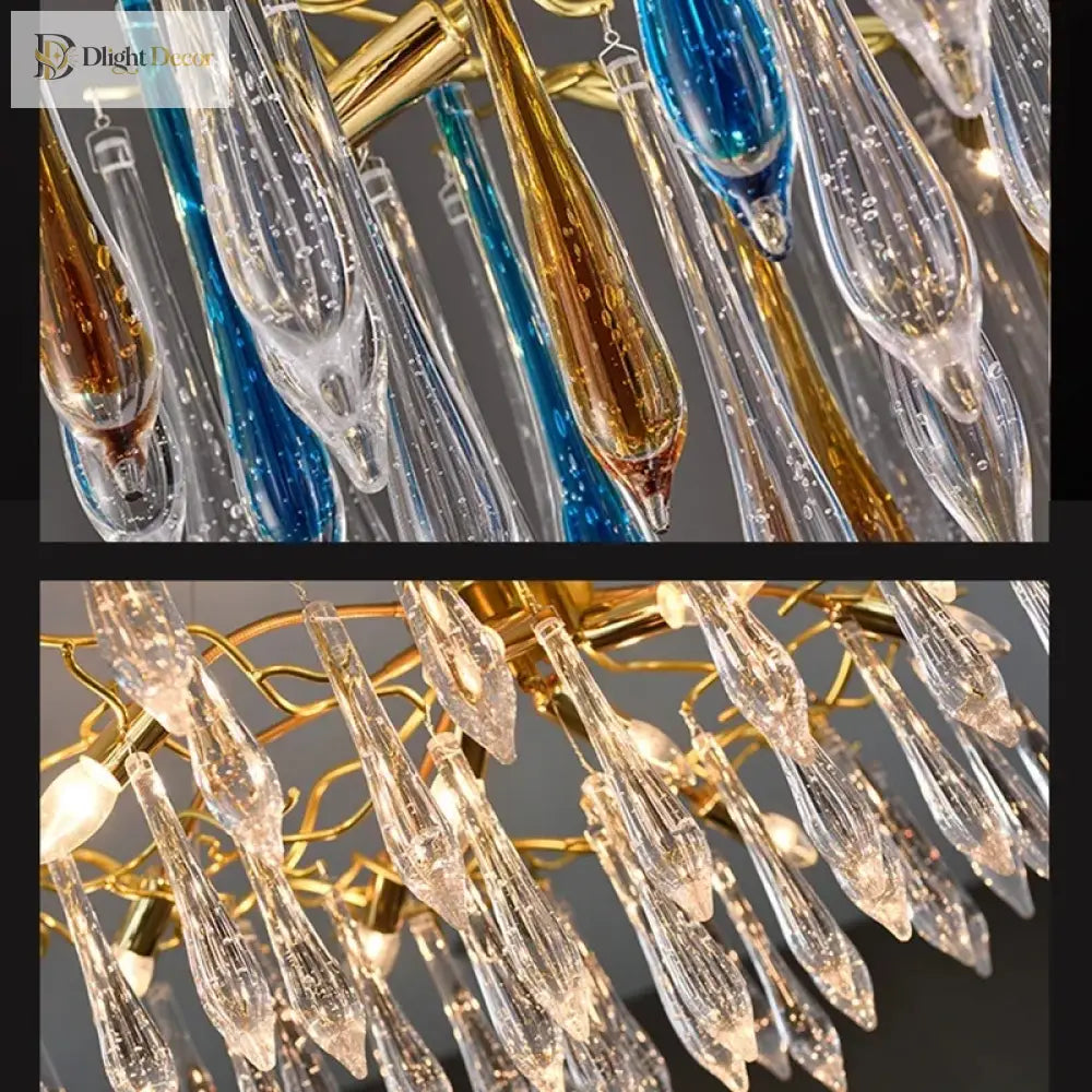 Modern Crystal Chandeliers - Luxury Living And Dining Room Lighting With Bar Design Featuring