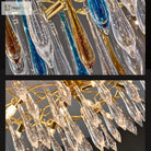 Modern Crystal Chandeliers - Luxury Living And Dining Room Lighting With Bar Design Featuring