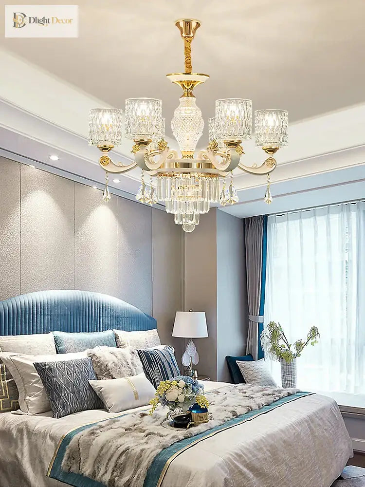 New European Style Crystal Ceiling Chandelier - Modern Luxury For High - Class Interiors Chandelier
