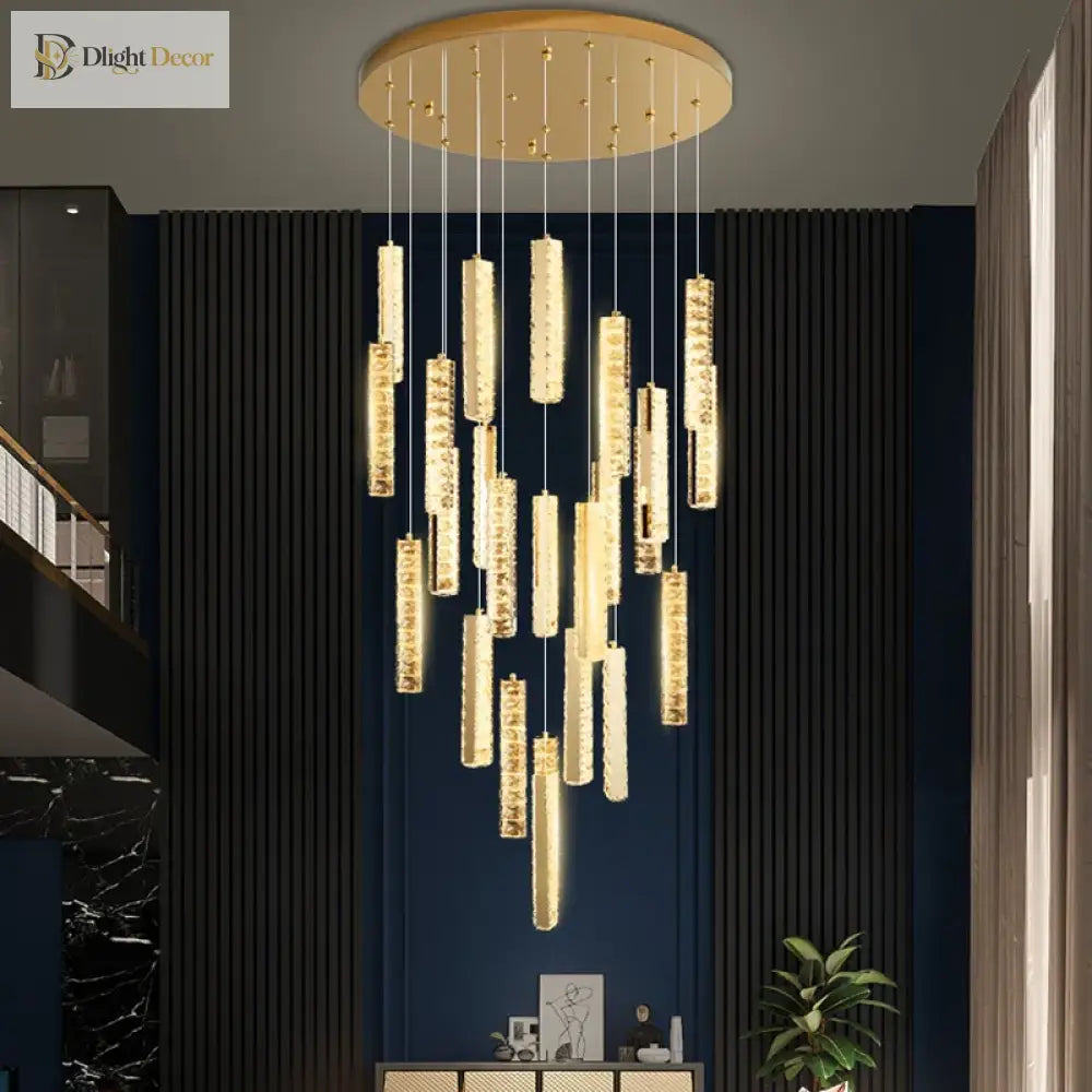 Contemporary Crystal Chandelier - Modern Elegance For Your Villa