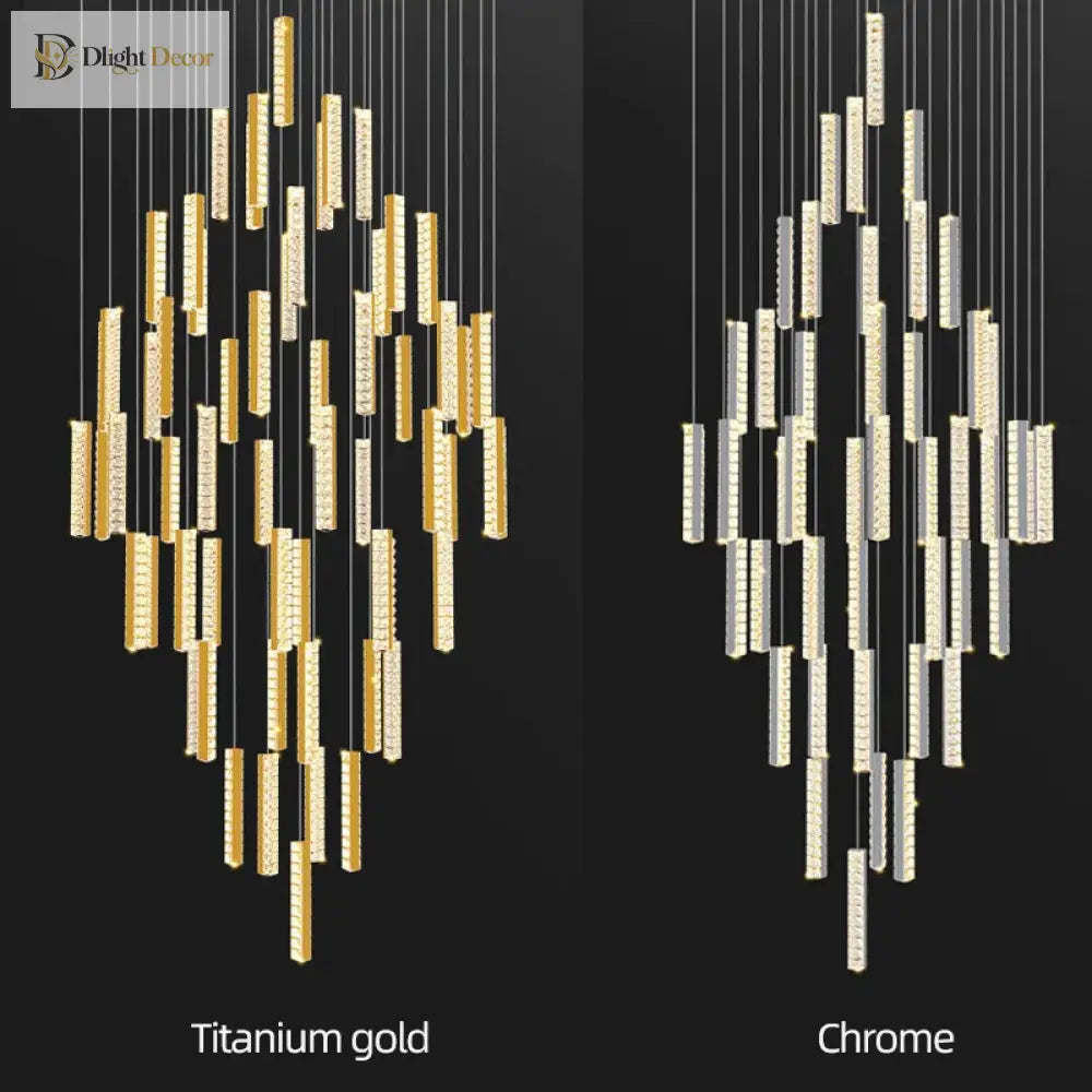 Contemporary Crystal Chandelier - Modern Elegance For Your Villa