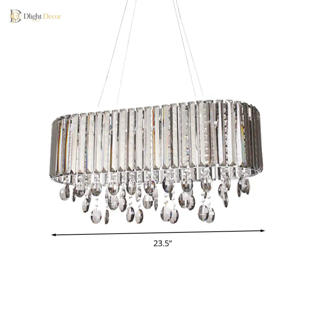 Crystal Radiance: A Touch Of Modern Elegance For Your Living Room Chandelier