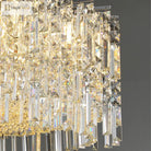 Elegant Modern Crystal Chrome Chandelier - A Luxury Glossy Fixture For Living Rooms Bedrooms And