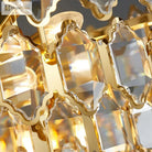 Modern Style Golden Luster Suspended Crystal Chandelier - Elegance For Living Rooms Bedrooms And