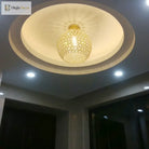 Modern Crystal Ball Ceiling Lamp - Elegantly Designed Home Decor For Bedrooms Passages Silver/Gold