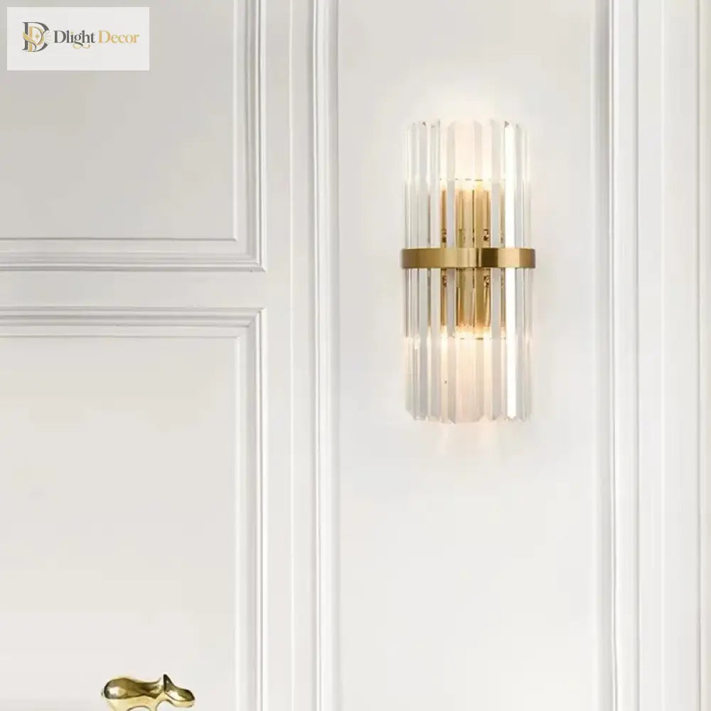 Modern Wall Sconce Lights - Crystal Bedside Dining Living Room Aisle Corridor Stair Lighting For