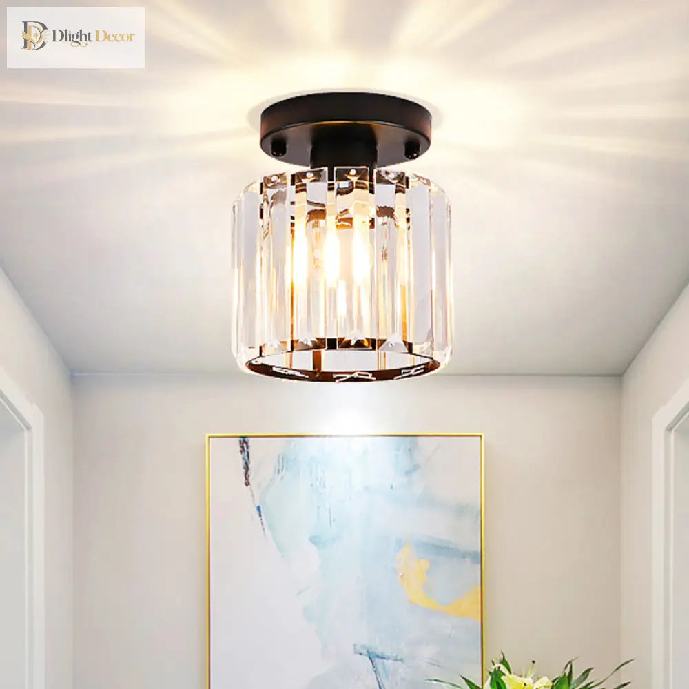 Cyrus’ Modern Cylinder Flush Mount: Sleek Illumination For Your Hallway