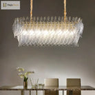 New Design Modern Style Golden Chandelier - Creative Artistry In Handmade Glass For Versatile