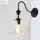 Creative Bell Glass Wall Lamp - Modern Elegance For Bedroom Living Room And Aisle Pendant Lights
