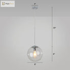 Modern Glass Orb Pendant: Stylish Lighting For Restaurants
