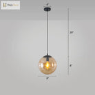 Modern Glass Orb Pendant: Stylish Lighting For Restaurants