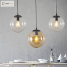 Modern Glass Orb Pendant: Stylish Lighting For Restaurants