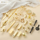 Modern Gold Kitchen Cupboard Drawer Handles – Chinese Style Decorative Knobs Handles