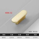 Modern Gold Kitchen Cupboard Drawer Handles – Chinese Style Decorative Knobs X696-32 Handles