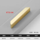 Modern Gold Kitchen Cupboard Drawer Handles – Chinese Style Decorative Knobs X733-64 Handles