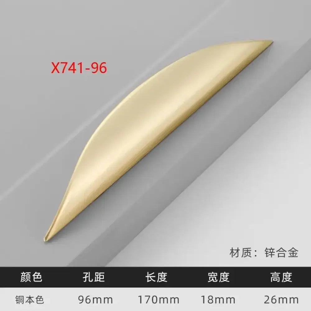 Modern Gold Kitchen Cupboard Drawer Handles – Chinese Style Decorative Knobs X741-96 Handles