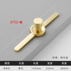 Modern Gold Kitchen Cupboard Drawer Handles – Chinese Style Decorative Knobs X752- Handles