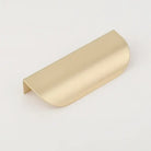 Modern Gold Leaf Cabinet Handles - Brushed Zinc Alloy Hollow Pulls for Furniture and Drawers L Handles