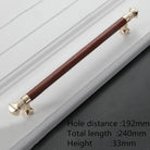 Modern Leather and Zinc Alloy Cabinet Handle – Elegant Drawer Pulls for Kitchen Wardrobe and Furniture (96mm) red