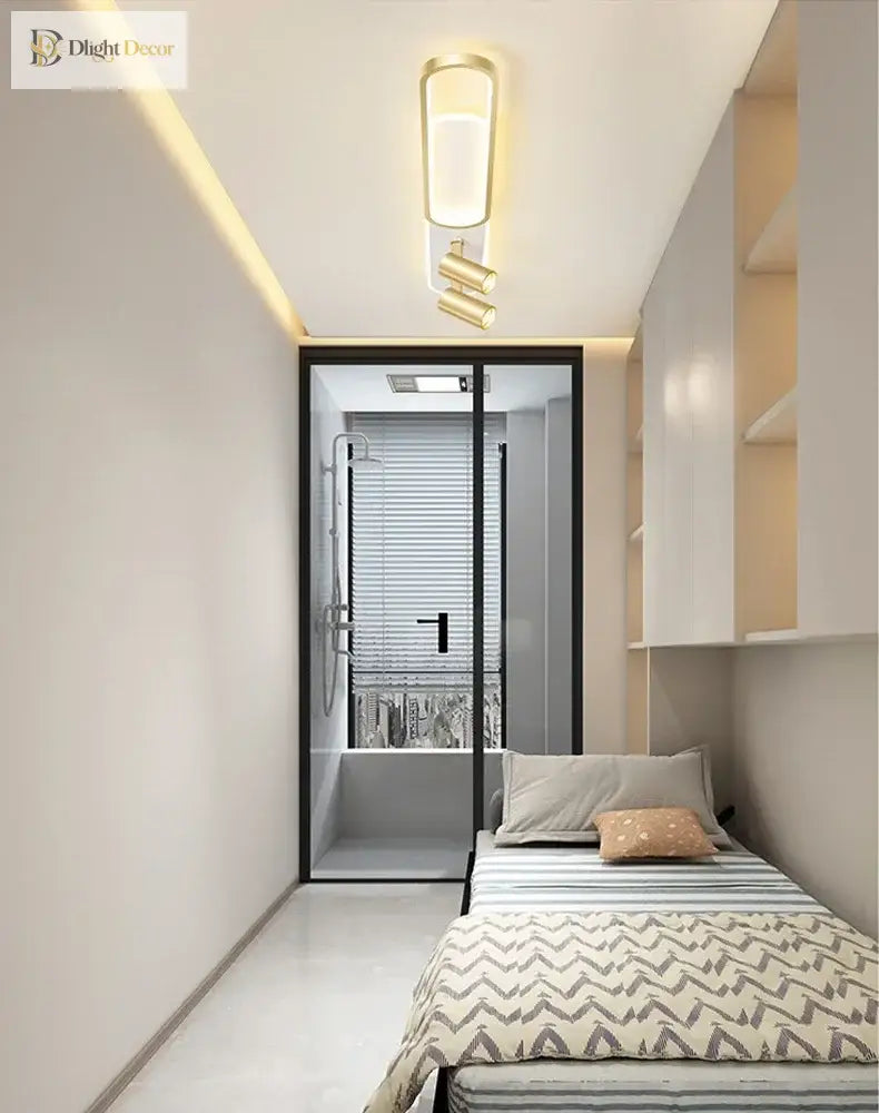 Contemporary Led Ceiling Lamps With Spotlight - Stylish Lighting For Living Spaces And Cloakrooms