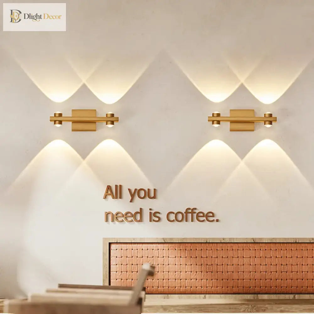 Modern Led Wall Light For Bathroom Mirror - Stylish Sconce Living Room Bedroom And Study Wall Lamp