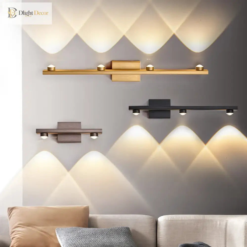 Modern Led Wall Light For Bathroom Mirror - Stylish Sconce Living Room Bedroom And Study Wall Lamp