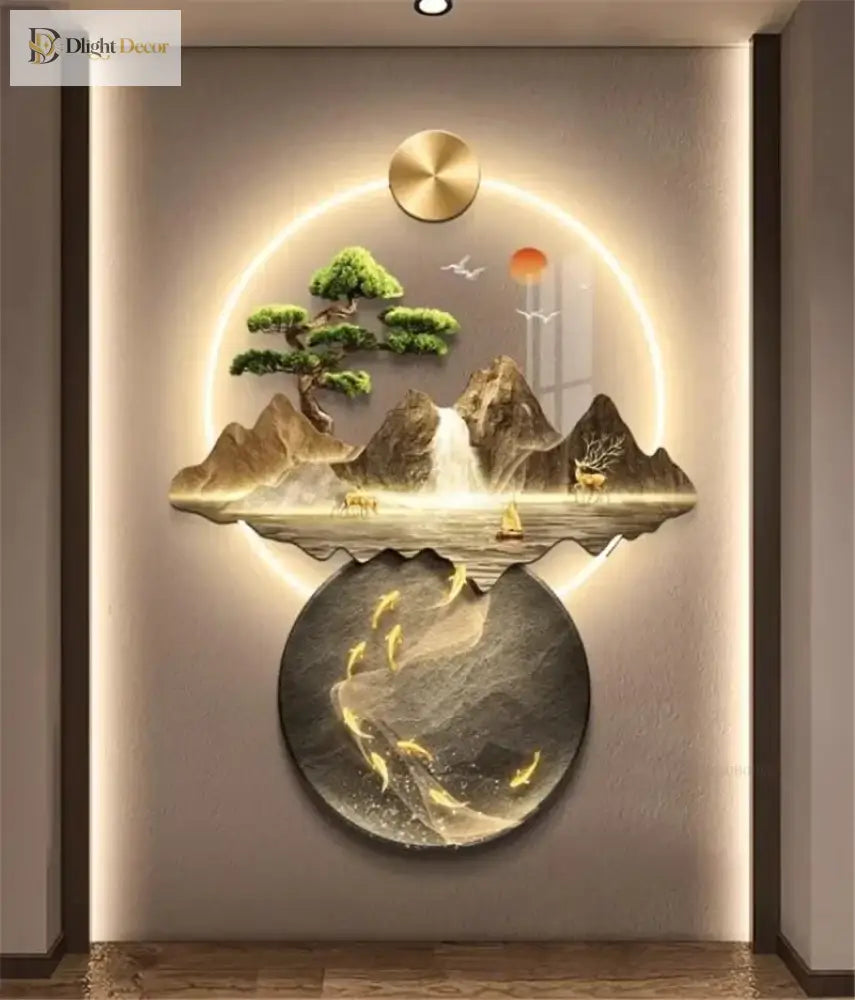 Dlight Decor 3D Wall Painting Light for Hallway Art Wall Art