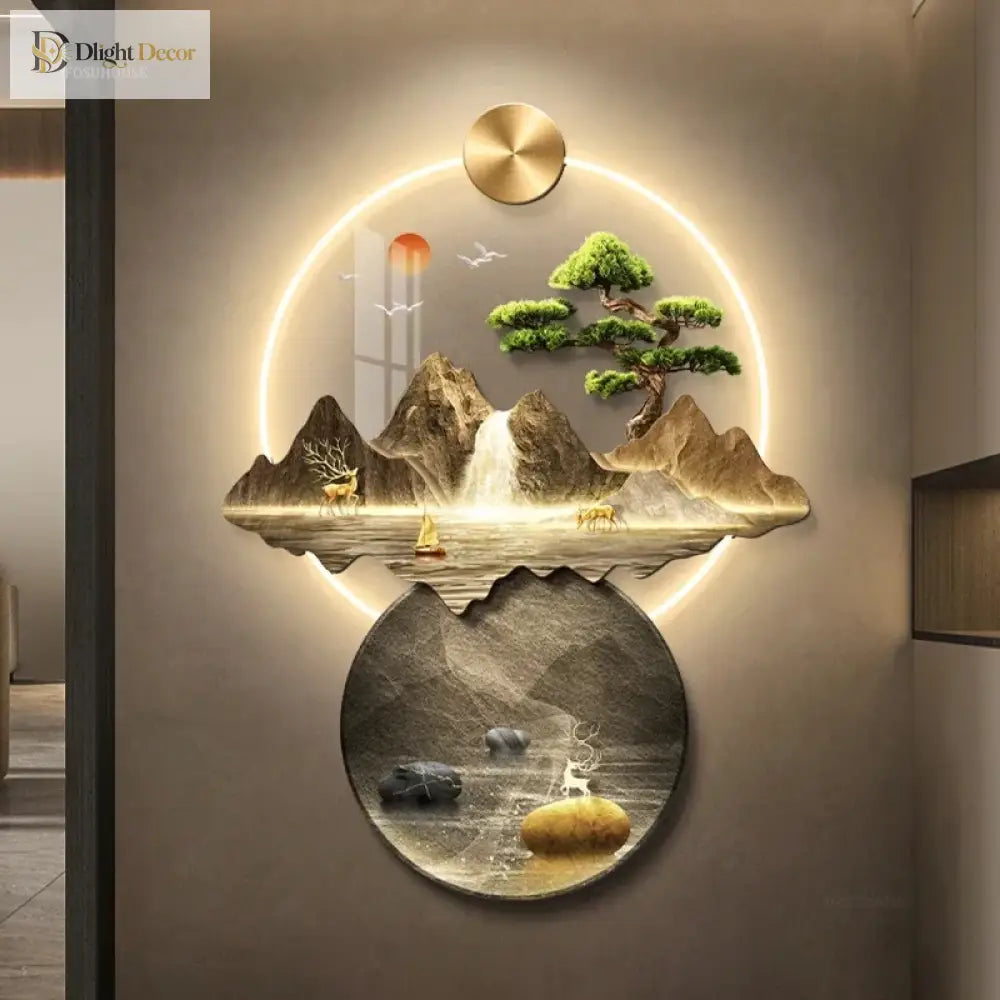 Dlight Decor 3D Wall Painting Light for Hallway Art Wall Art