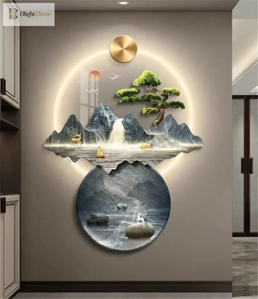 Dlight Decor 3D Wall Painting Light for Hallway Art Wall Art