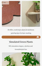 Dlight Decor LED Green Vase Wall Light for Hallways Wall Art