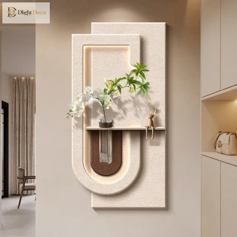 Dlight Decor LED Green Vase Wall Light for Hallways Wall Art