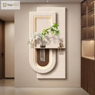 Dlight Decor LED Green Vase Wall Light for Hallways Wall Art